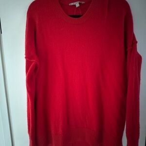 Athleta Men's Bright Red Crewneck Sweater